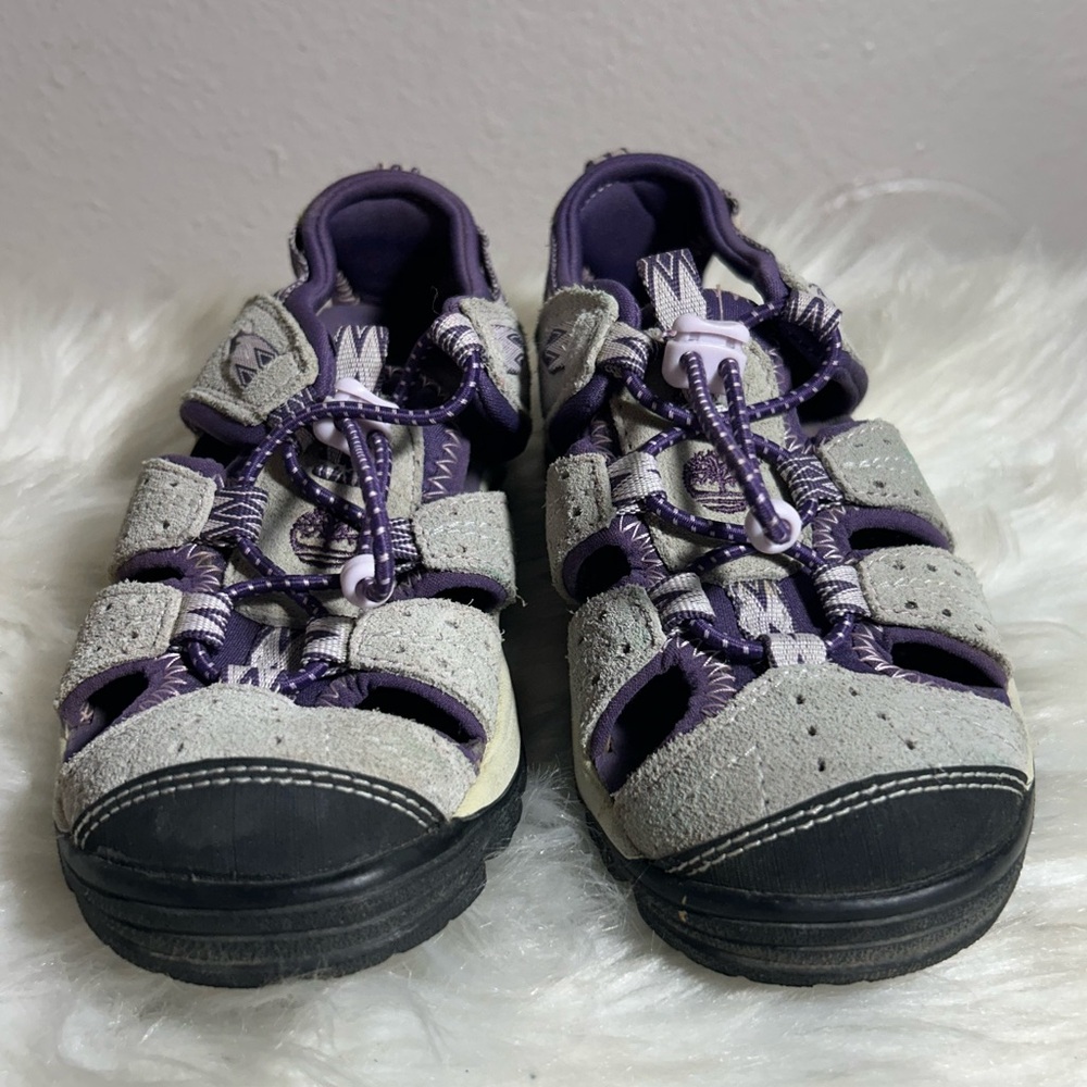 Timberland Earthkeepers Belknap Purple Sport Sandals Size 11 kids - Picture 5 of 8